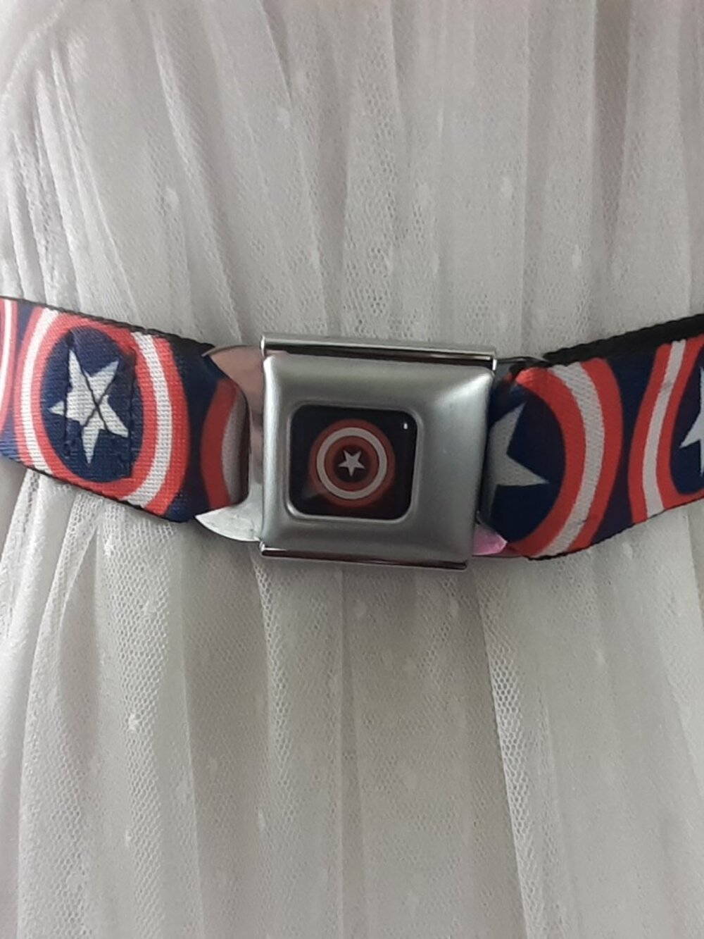 Captain America buckle down belt